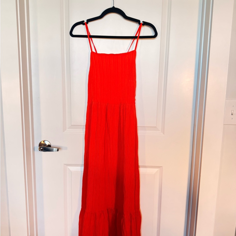 Sinsay Red/Orange Maxi Dress